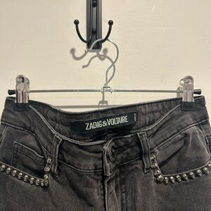 Zadig & Voltaire Women's Dark Gray/Black Jeans